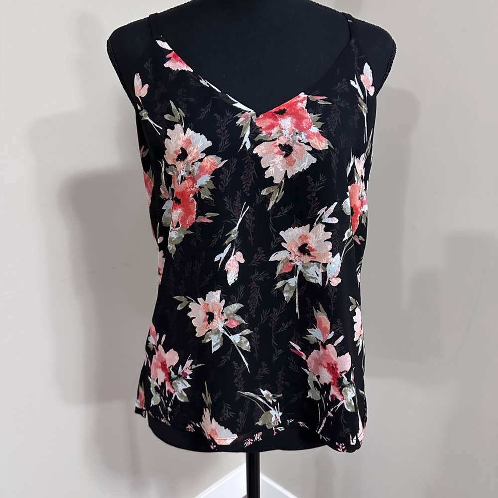 WHBM Reversible Camisole with floral designs - Sz XS